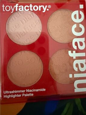 Ultrashimmer Niacinamide Highlighter Palette — Peach & Champagne Glow
